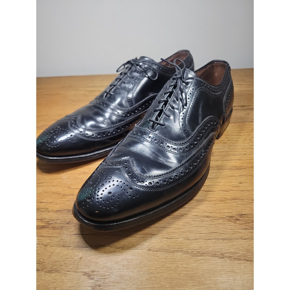 Allen Edmonds Men 11C McAllister Wingtip Oxford Dress Shoe Business Casual Black